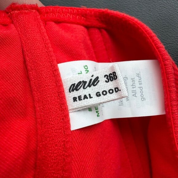 NWT Aerie Show Off Cozy Rib Unlined Corset Bra 36B - Picture 9 of 9